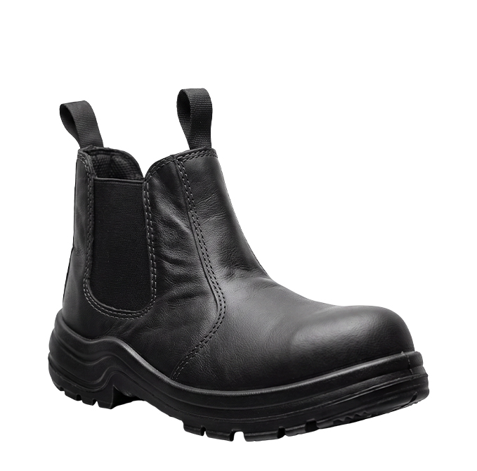 Safe Steps Chelsea Mens Safety Boots - Black - Image 2