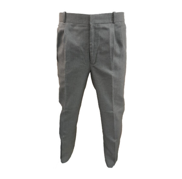 Monitor School Trousers 2 Pleat Slim Fit Mens - Grey (Sizes 34-42)