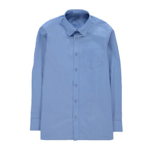 Men's School Shirts Monitor Long Sleeves - Blue